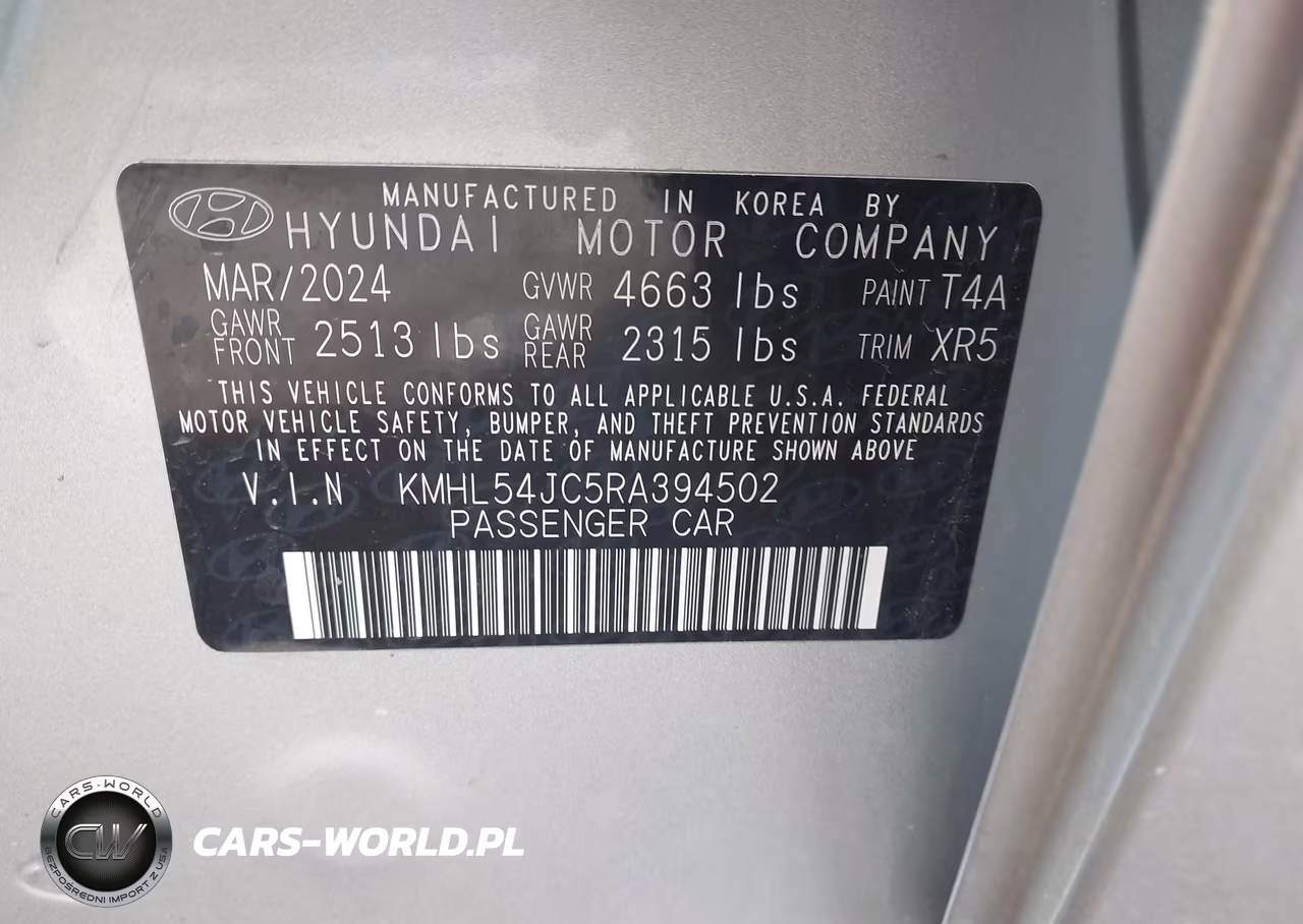 2024 Hyundai Sonata N Line VIN:KMHL54JC5RA394502 - 9