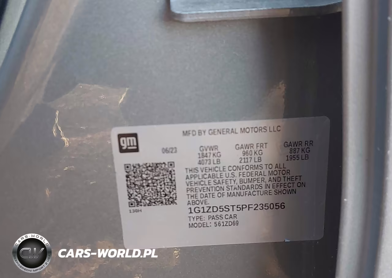 2023 Chevrolet Malibu Fwd 1Lt VIN:1G1ZD5ST5PF235056 - 9