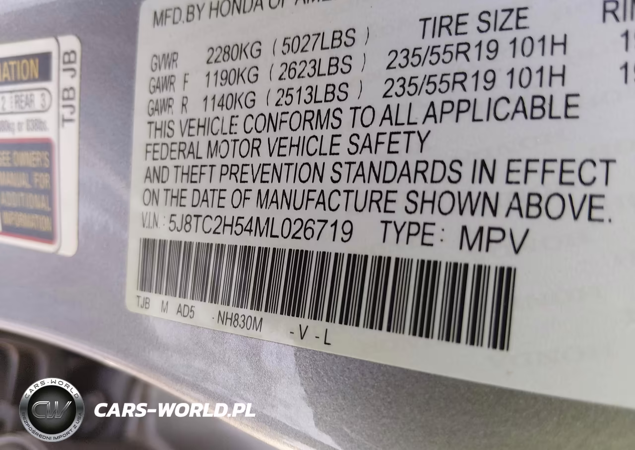 2021 Acura Rdx Technology Package VIN:5J8TC2H54ML026719 - 9