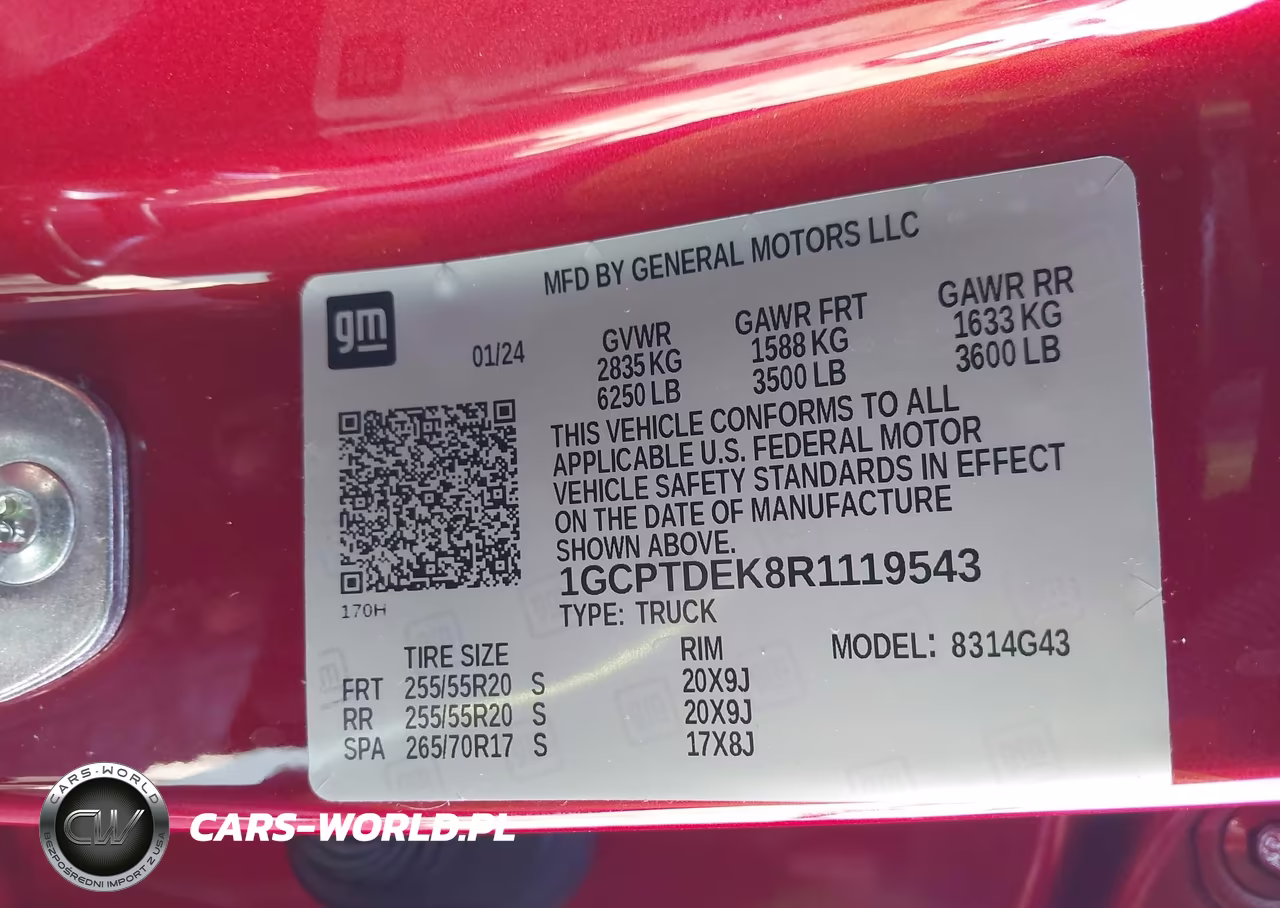 2024 Chevrolet Colorado 4Wd Z71 VIN:1GCPTDEK8R1119543 - 9