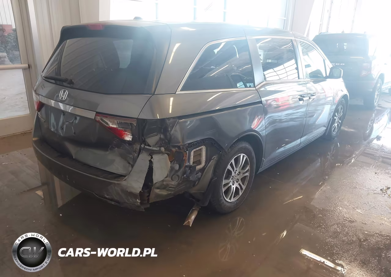 2012 Honda Odyssey Ex-L VIN:5FNRL5H69CB089626 - 4