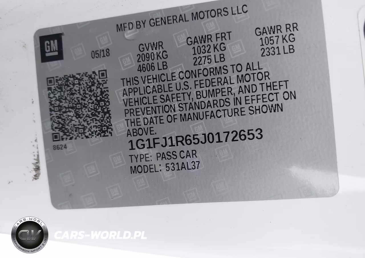 2018 Chevrolet Camaro Zl1 VIN:1G1FJ1R65J0172653 - 9