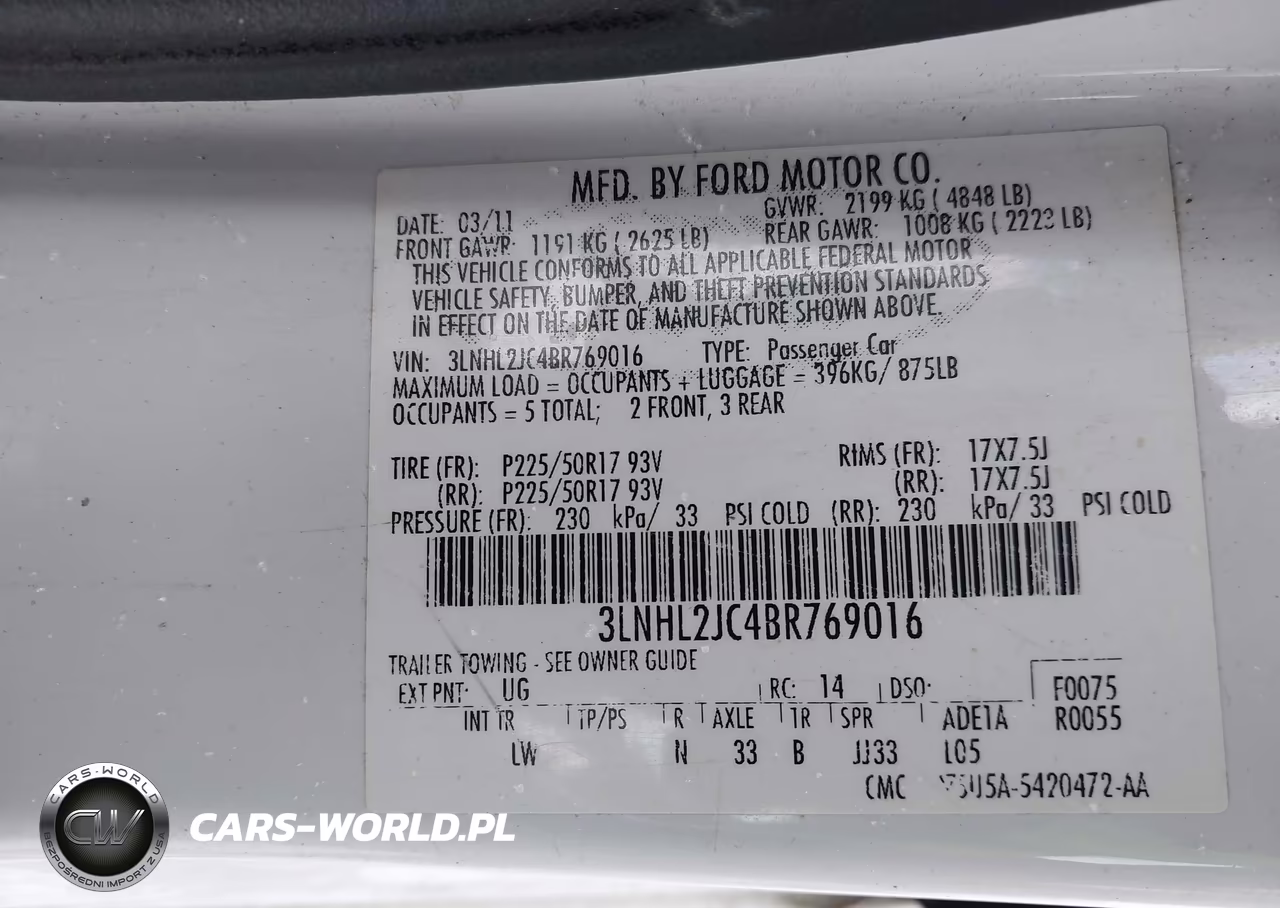 2011 Lincoln Mkz VIN:3LNHL2JC4BR769016 - 9