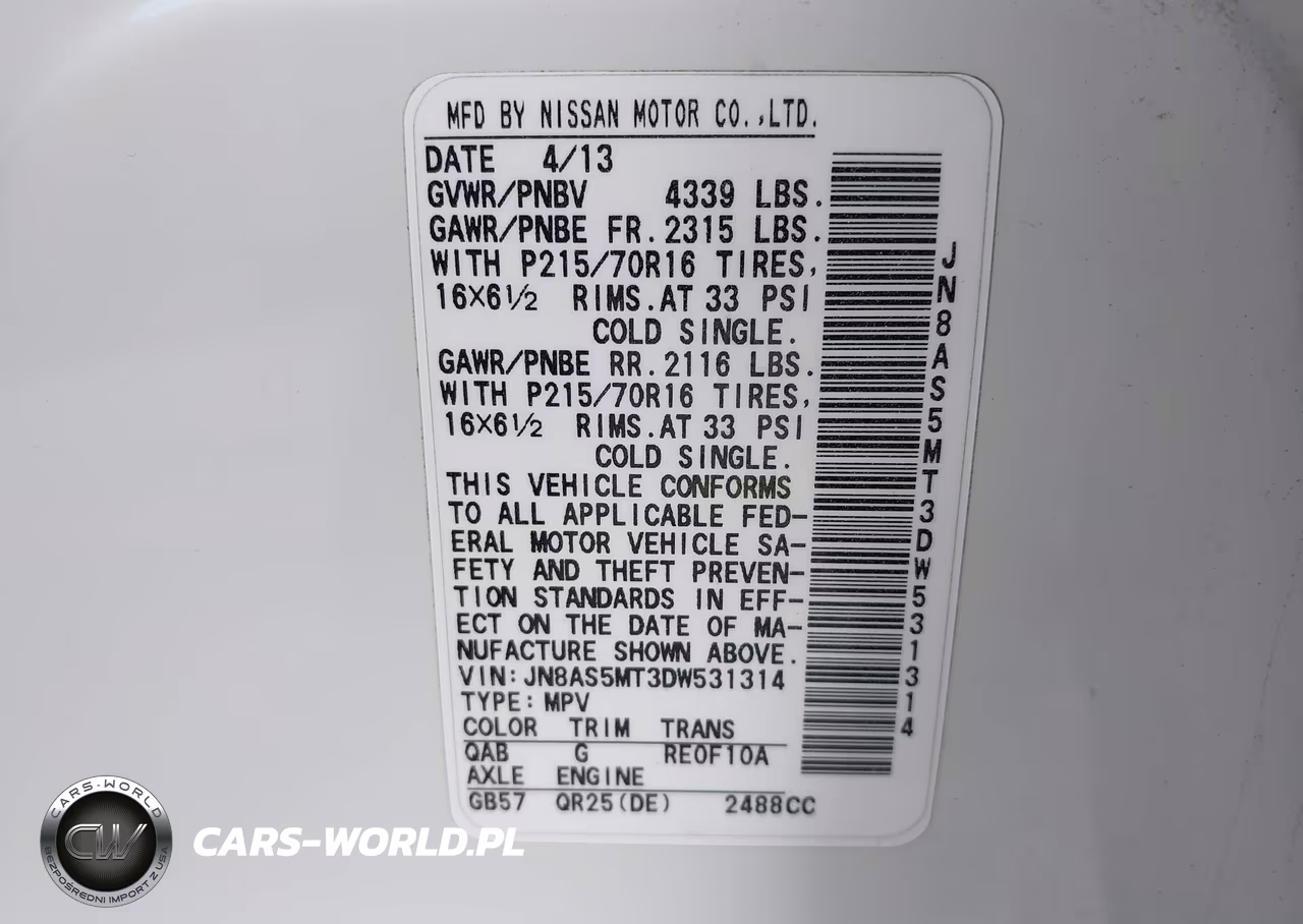 2013 Nissan Rogue S VIN:JN8AS5MT3DW531314 - 9