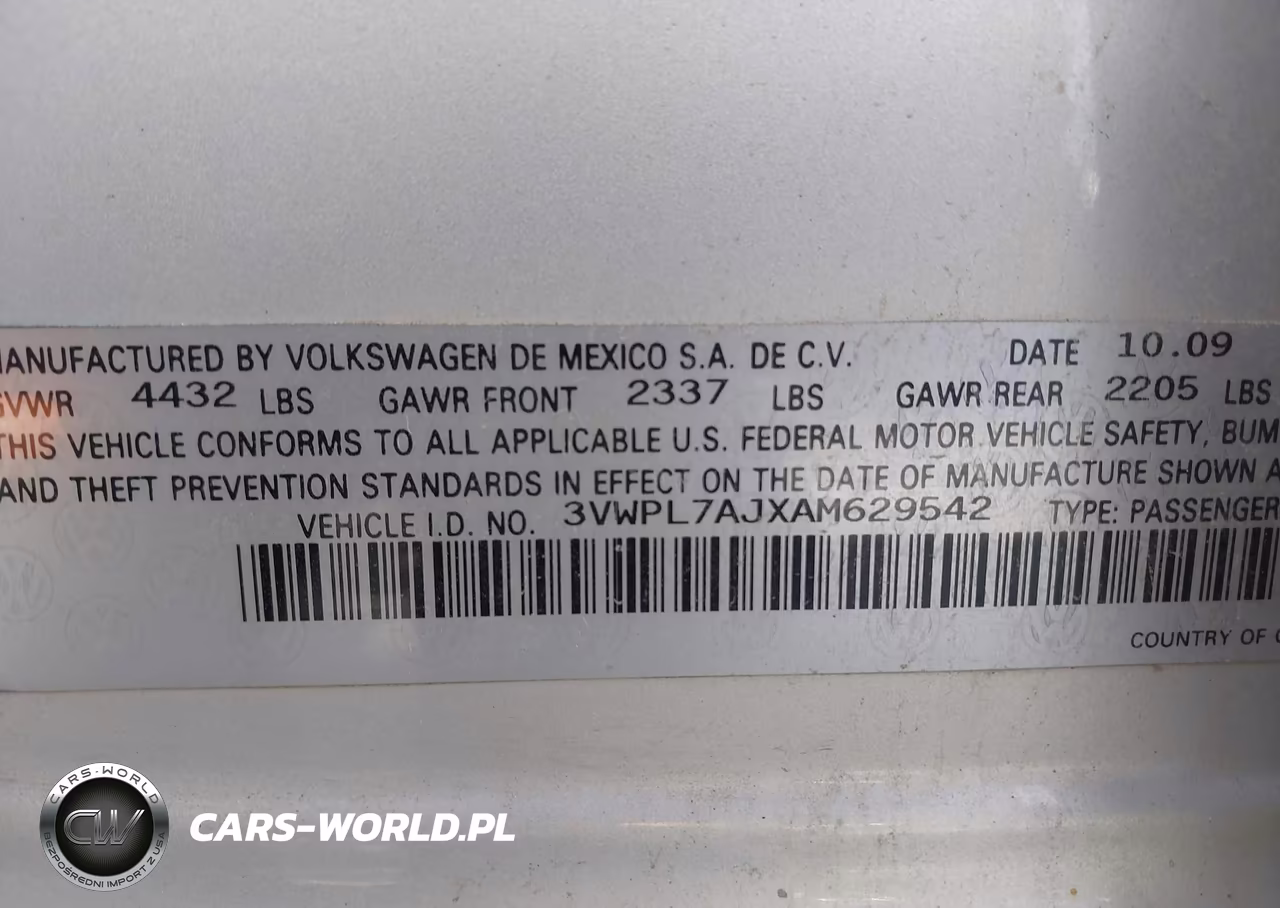 2010 Volkswagen Jetta Tdi VIN:3VWPL7AJXAM629542 - 9