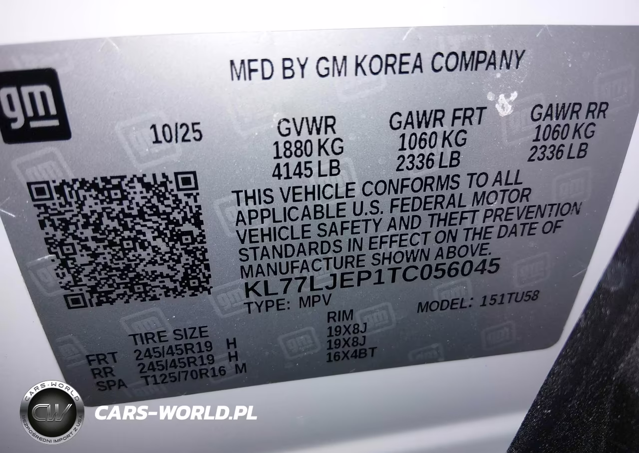 2026 Chevrolet Trax Fwd 2Rs VIN:KL77LJEP1TC056045 - 9