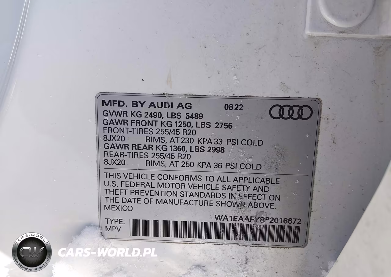 2023 Audi Q5 Premium Plus 45 Tfsi S Line Quattro VIN:WA1EAAFY8P2016672 - 9