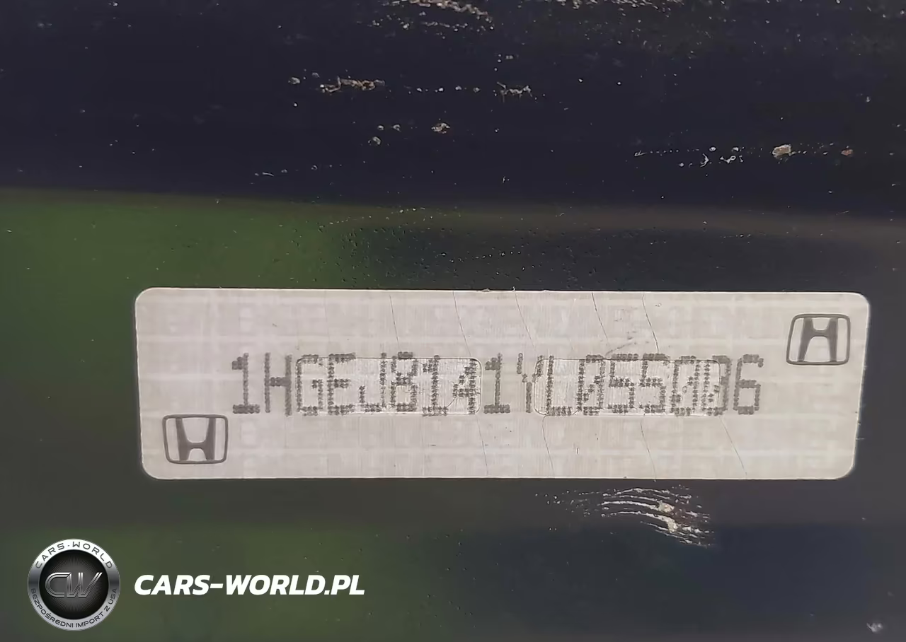 2000 Honda Civic Ex VIN:1HGEJ8141YL055006 - 9