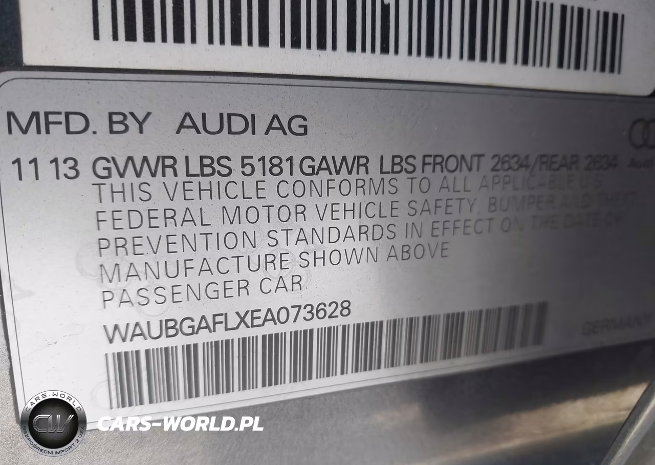 2014 Audi S4 3.0T Premium Plus VIN:WAUBGAFLXEA073628 - 9