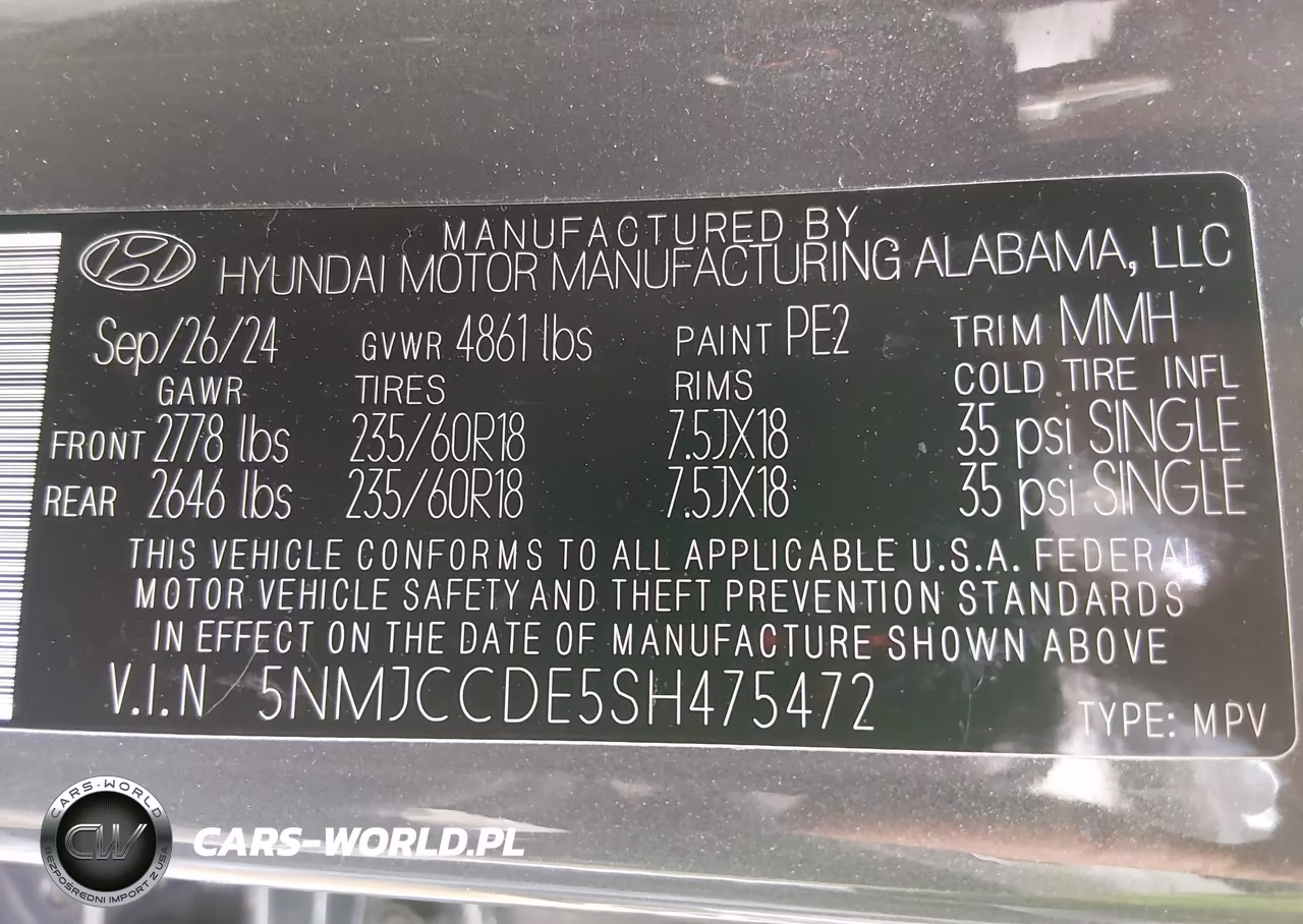 2025 Hyundai Tucson Sel Convenience VIN:5NMJCCDE5SH475472 - 9