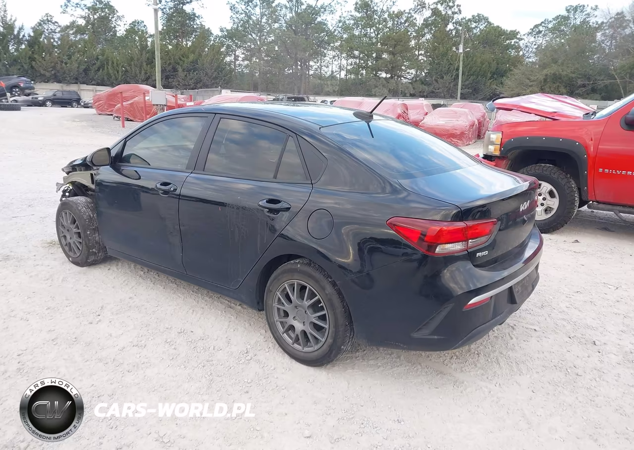 2022 Kia Rio Lx VIN:3KPA24AD5NE486911 - 3