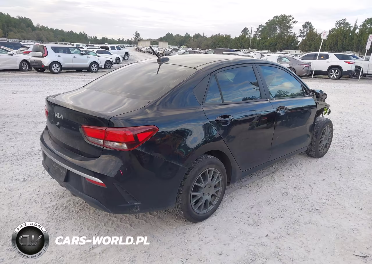 2022 Kia Rio Lx VIN:3KPA24AD5NE486911 - 4