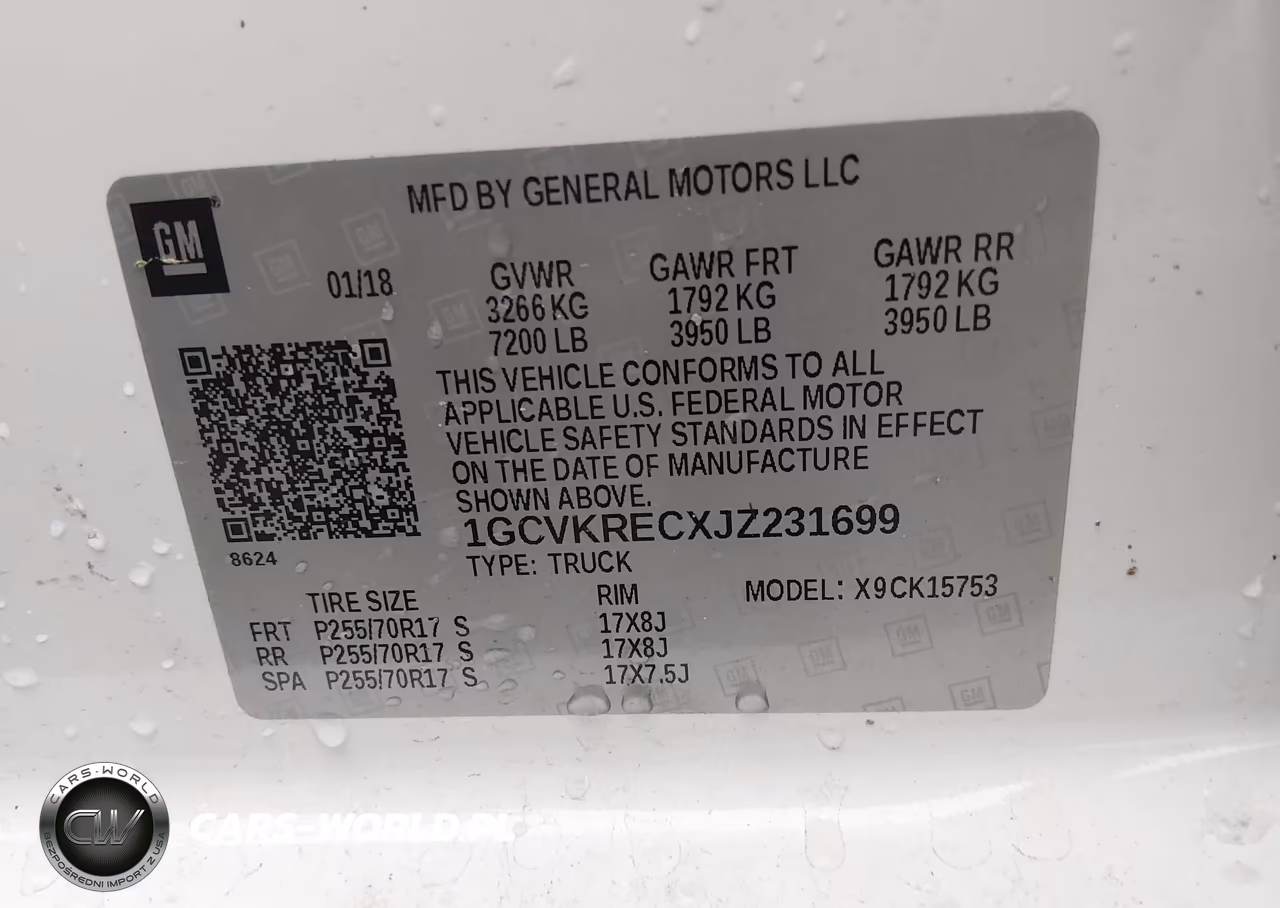 2018 Chevrolet Silverado 1500 1Lt VIN:1GCVKRECXJZ231699 - 9