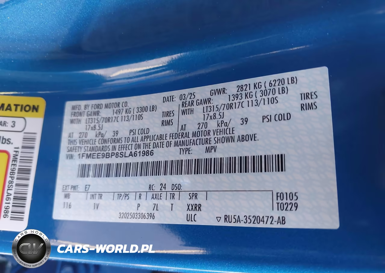 2025 Ford Bronco Badlands VIN:1FMEE9BP8SLA61986 - 9