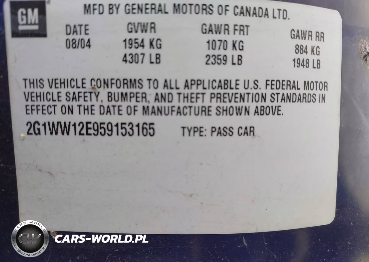 2005 Chevrolet Monte Carlo Ls VIN:2G1WW12E959153165 - 9
