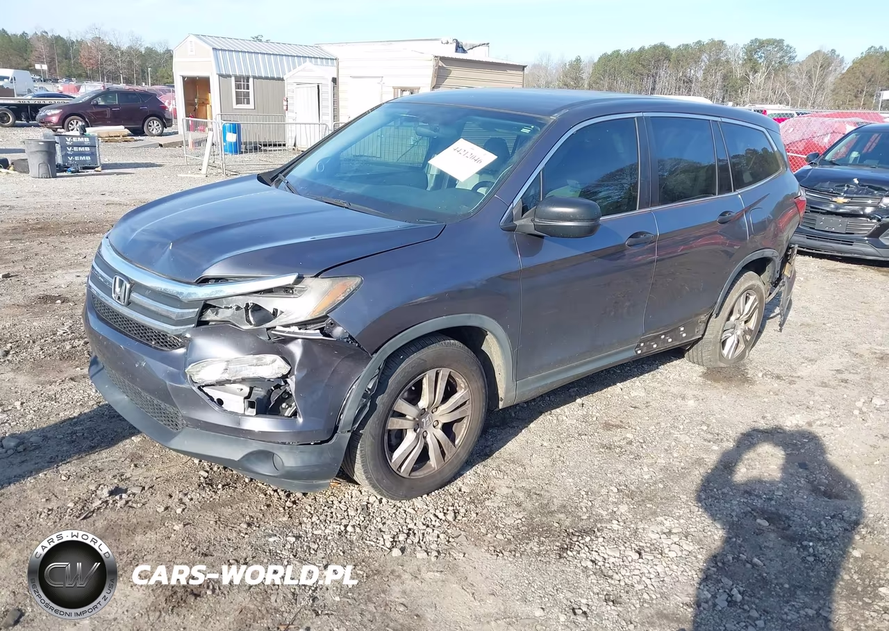2018 Honda Pilot Lx VIN:5FNYF5H17JB028540 - 2
