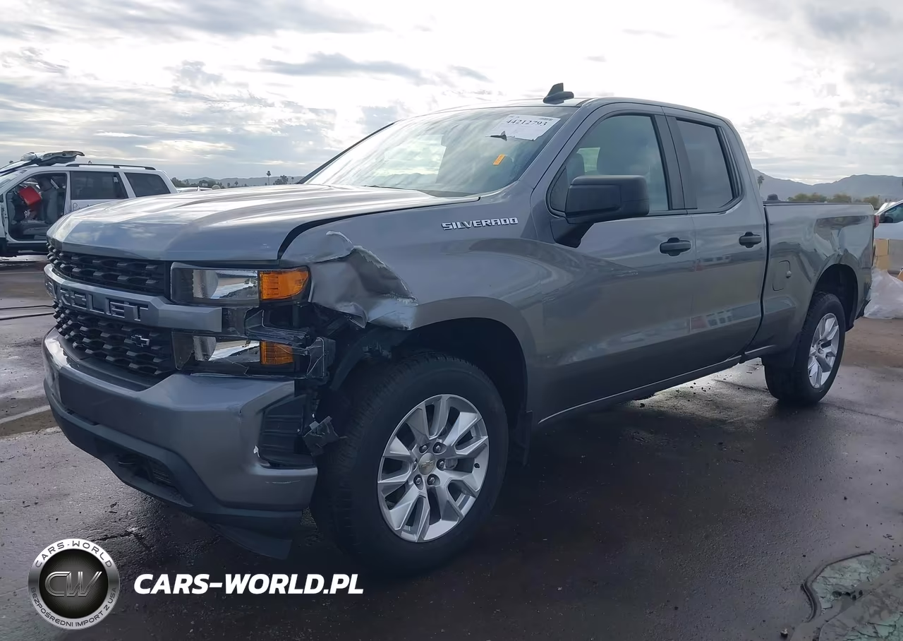 2021 Chevrolet Silverado 1500 2Wd Standard Bed Custom VIN:1GCRWBEF9MZ105734 - 2