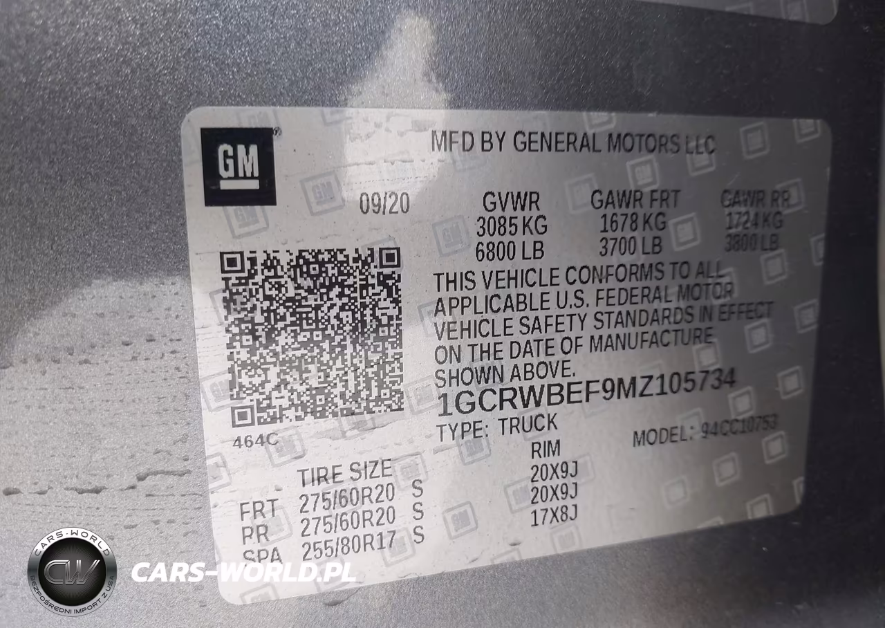 2021 Chevrolet Silverado 1500 2Wd Standard Bed Custom VIN:1GCRWBEF9MZ105734 - 9
