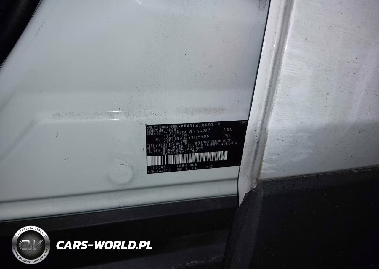 2022 Toyota Rav4 Hybrid Le VIN:4T3LWRFV7NU070259 - 9