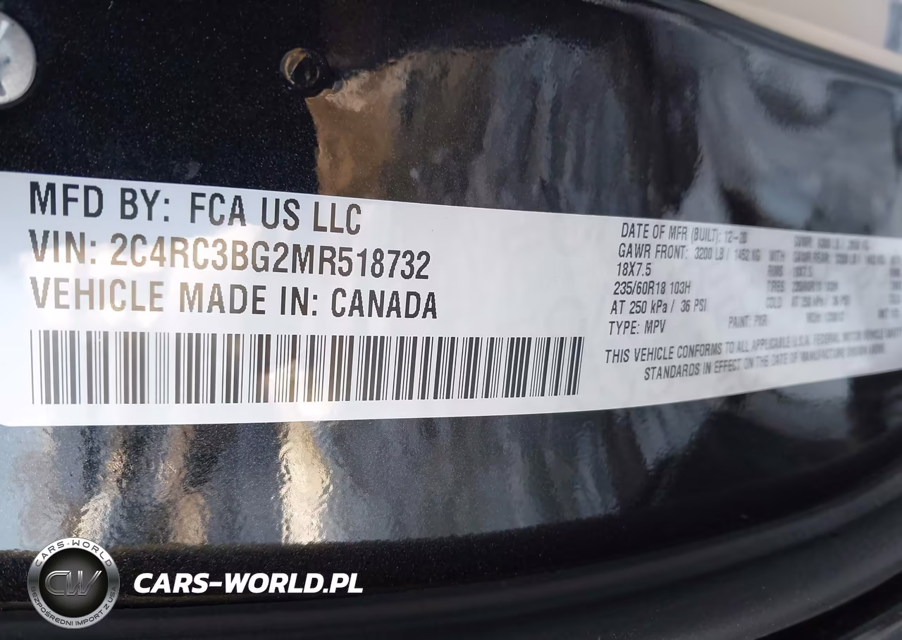 2021 Chrysler Pacifica Touring L Awd VIN:2C4RC3BG2MR518732 - 9