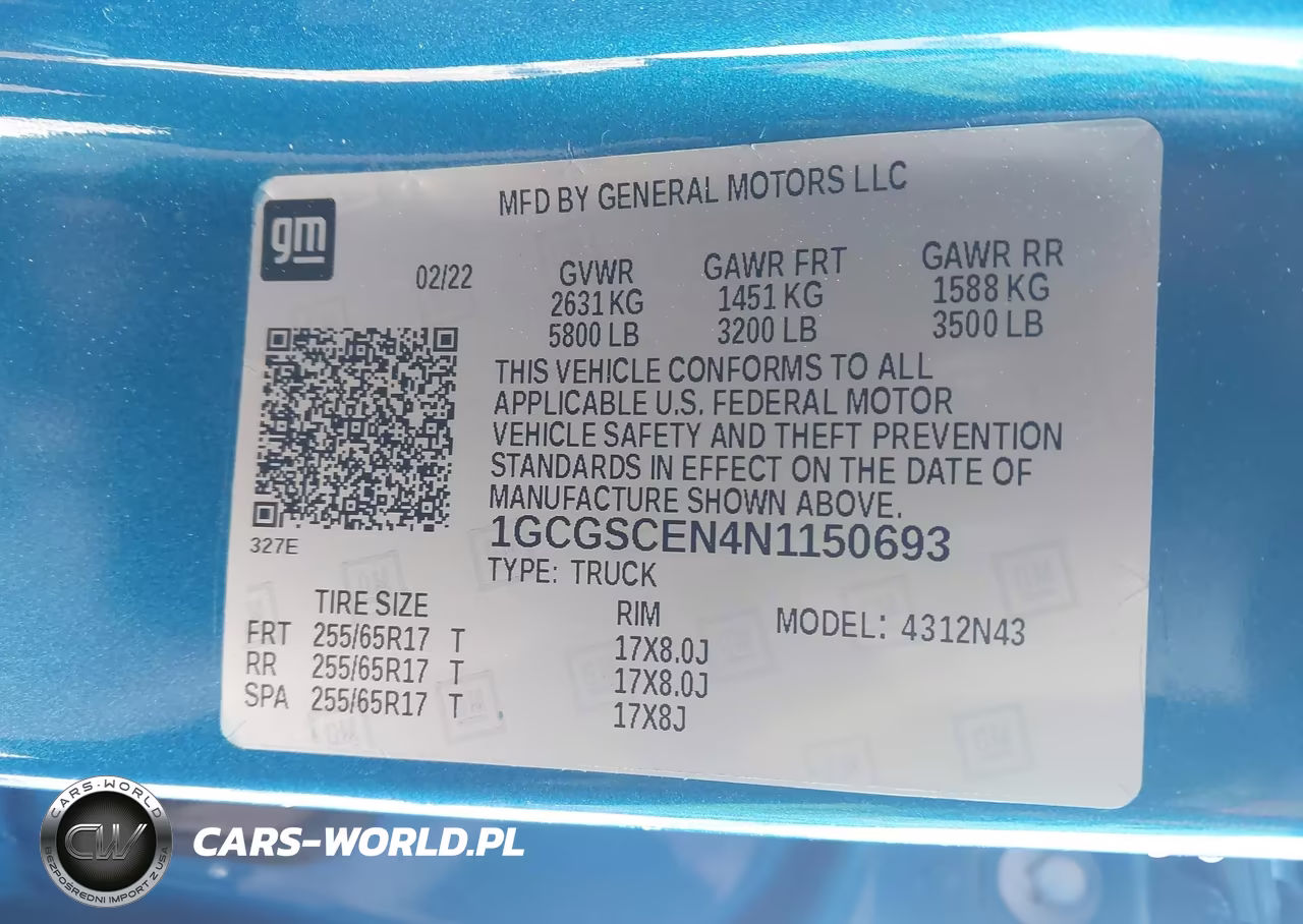 2022 Chevrolet Colorado 2Wd Short Box Lt VIN:1GCGSCEN4N1150693 - 9
