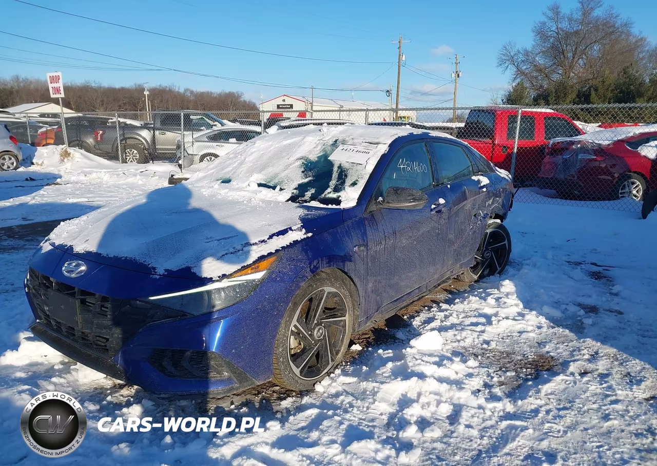 2021 Hyundai Elantra N Line VIN:KMHLR4AF0MU202232 - 2