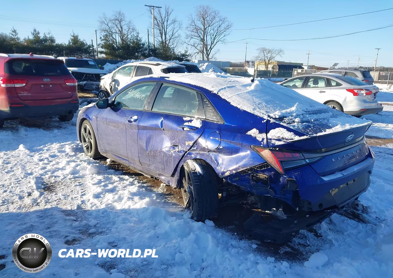 2021 Hyundai Elantra N Line VIN:KMHLR4AF0MU202232 - 3