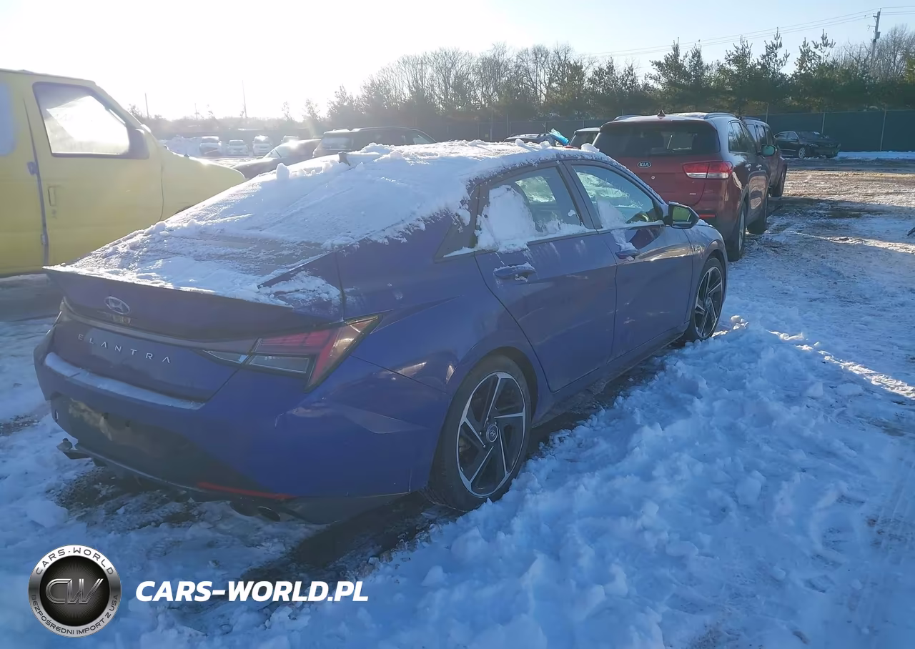 2021 Hyundai Elantra N Line VIN:KMHLR4AF0MU202232 - 4