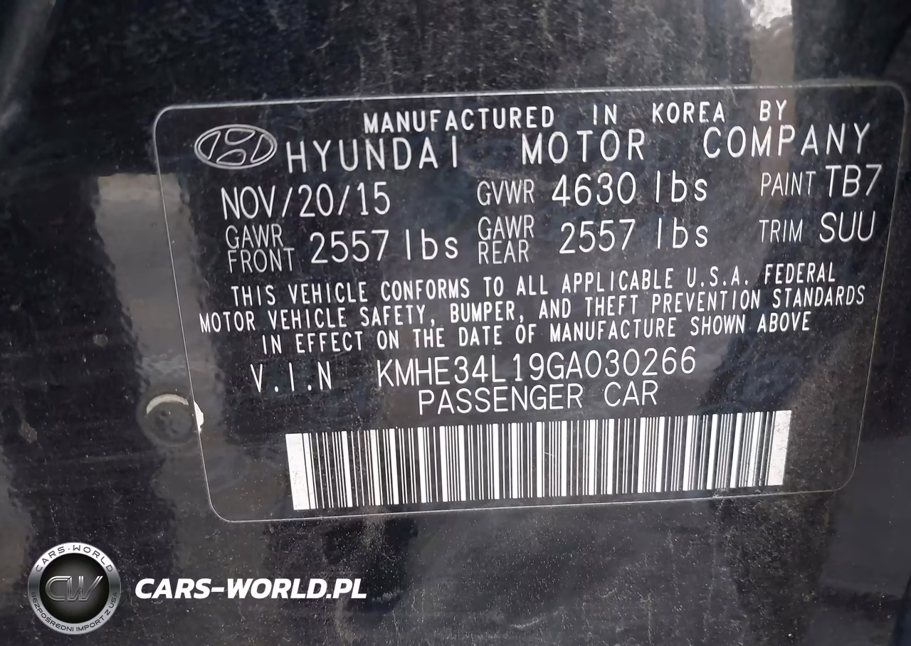2016 Hyundai Sonata Hybrid Limited VIN:KMHE34L19GA030266 - 9