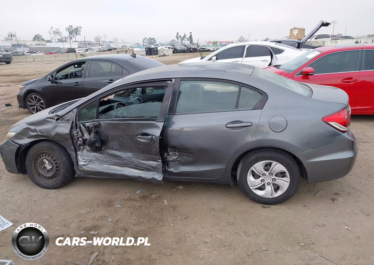 2013 Honda Civic Lx VIN:19XFB2F59DE260221 - 14