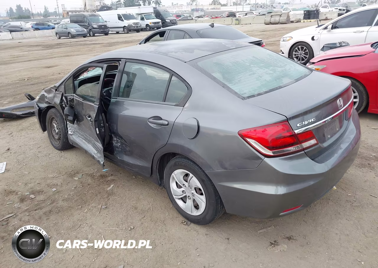 2013 Honda Civic Lx VIN:19XFB2F59DE260221 - 3