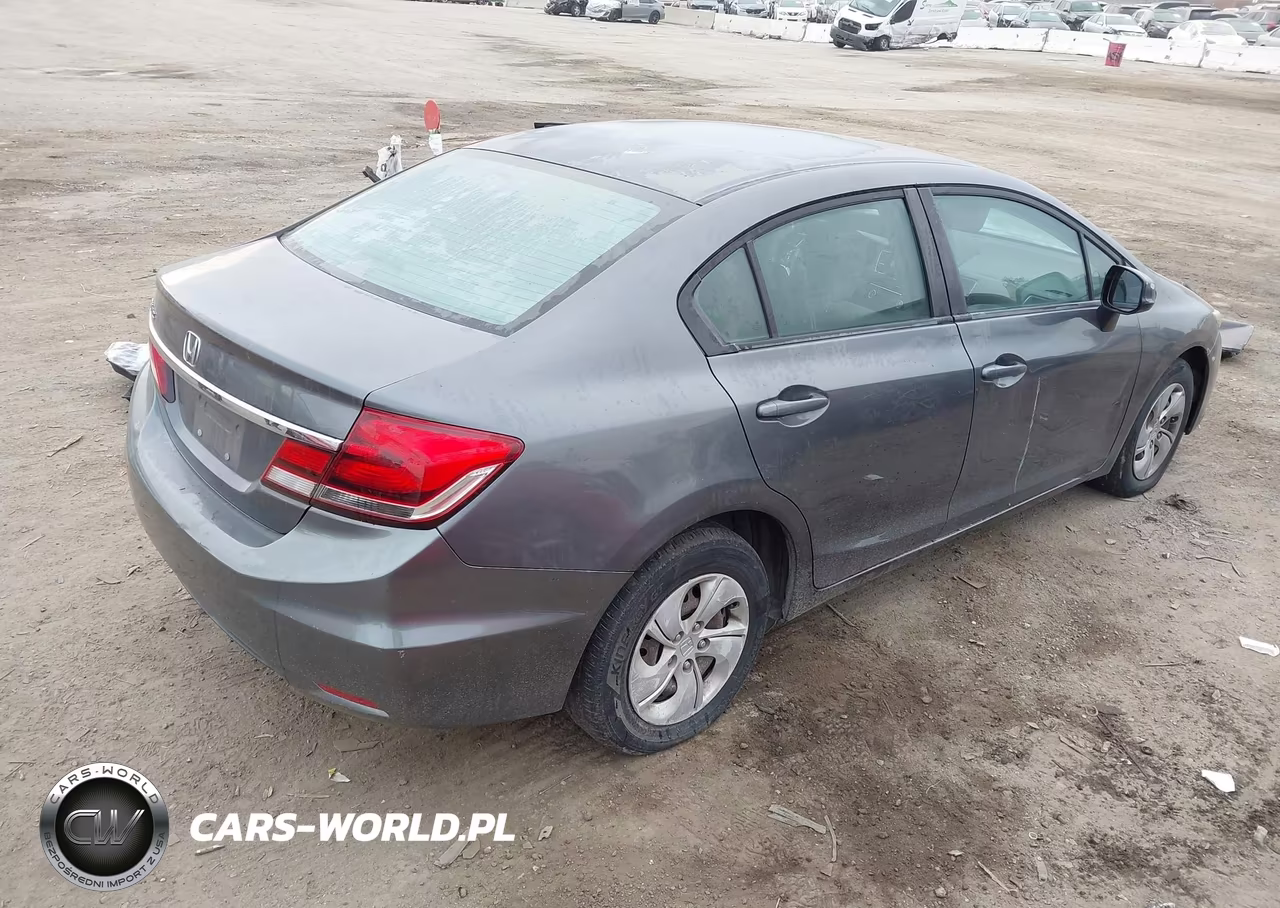 2013 Honda Civic Lx VIN:19XFB2F59DE260221 - 4