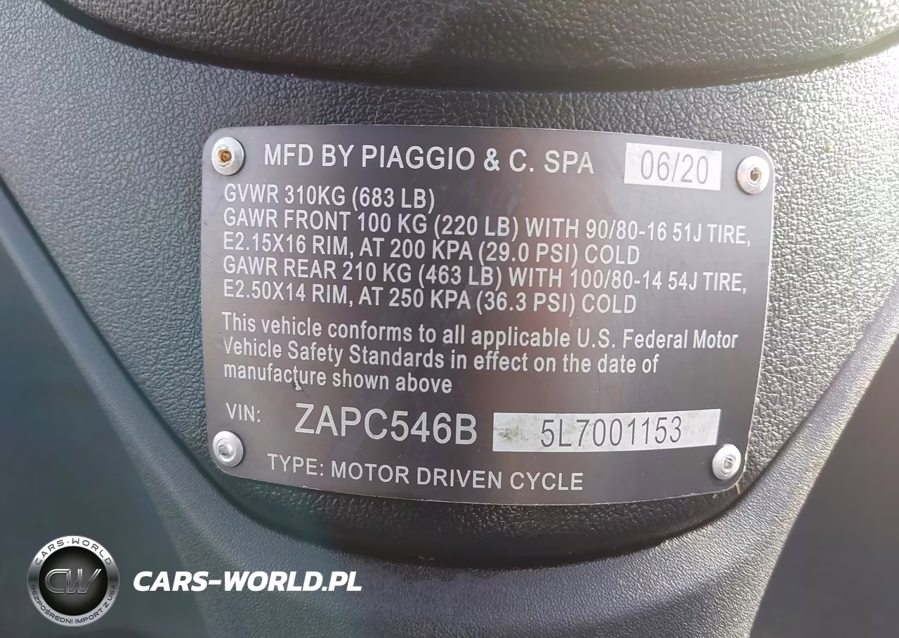 2020 Ves Piaggi Liberty 50 VIN:ZAPC546B5L7001153 - 10