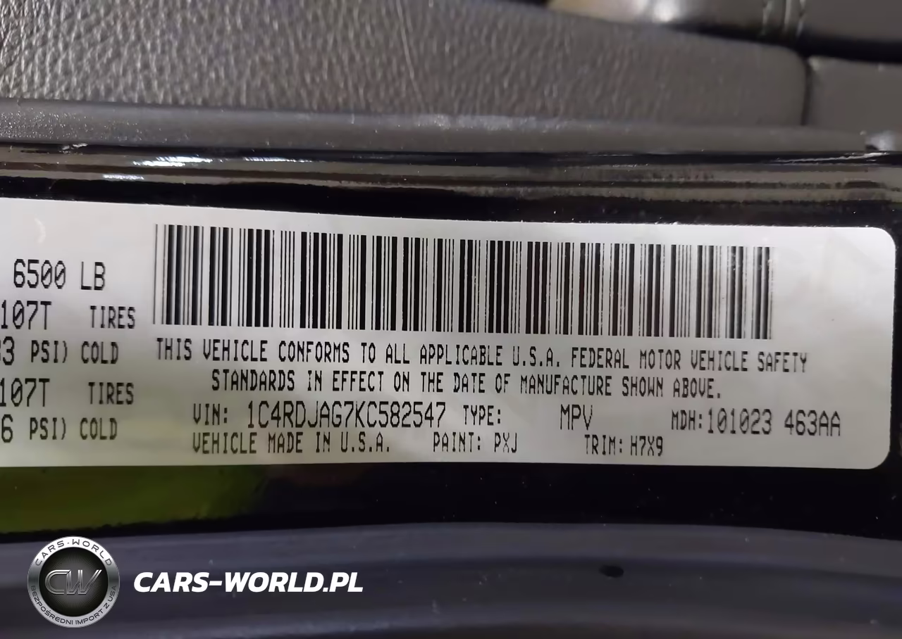 2019 Dodge Durango Sxt Awd VIN:1C4RDJAG7KC582547 - 9