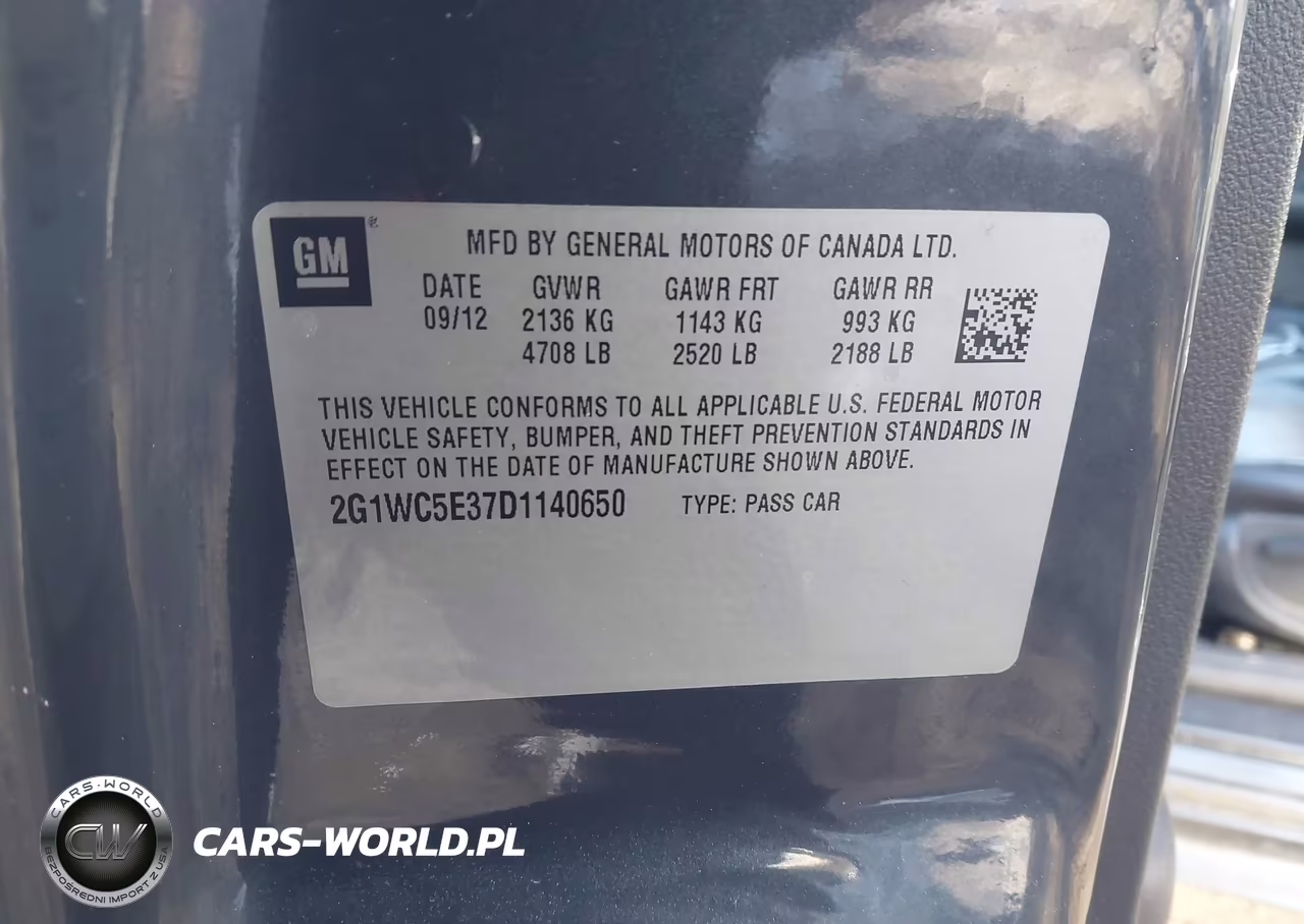 2013 Chevrolet Impala Ltz VIN:2G1WC5E37D1140650 - 9
