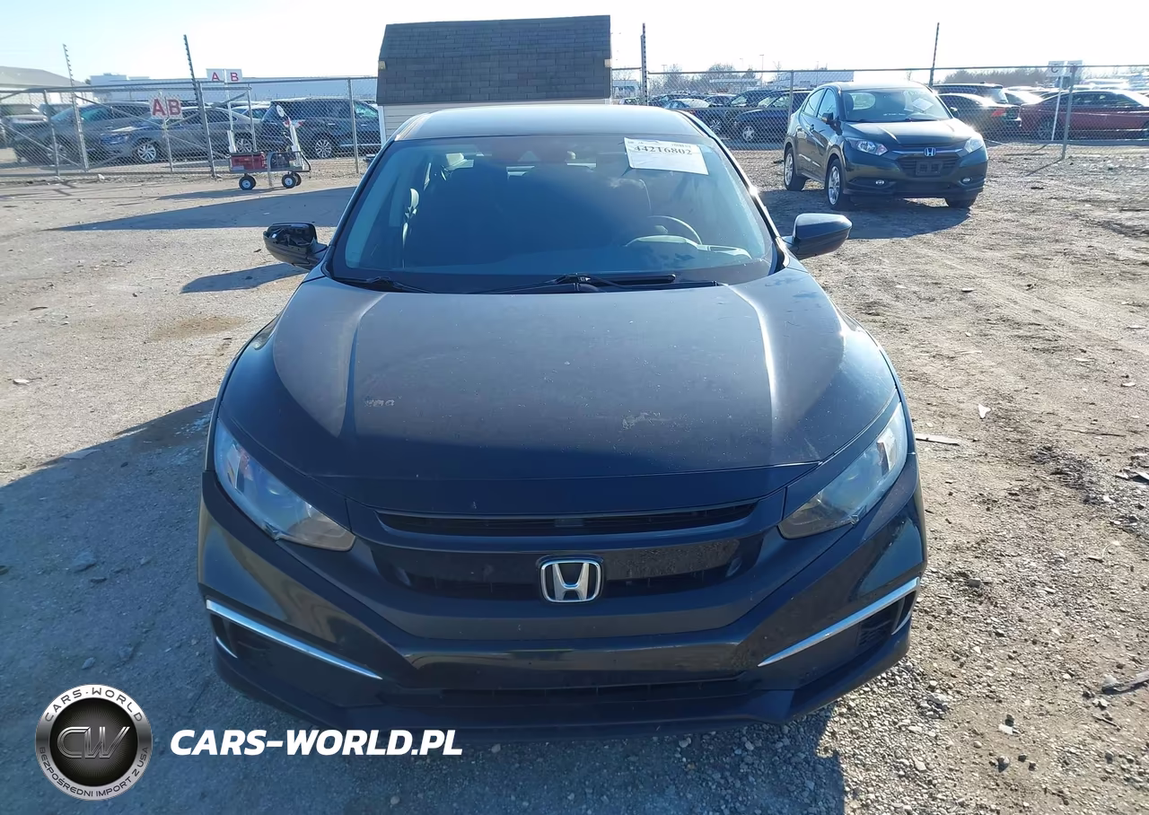 2019 Honda Civic Lx VIN:19XFC2F62KE000634 - 12
