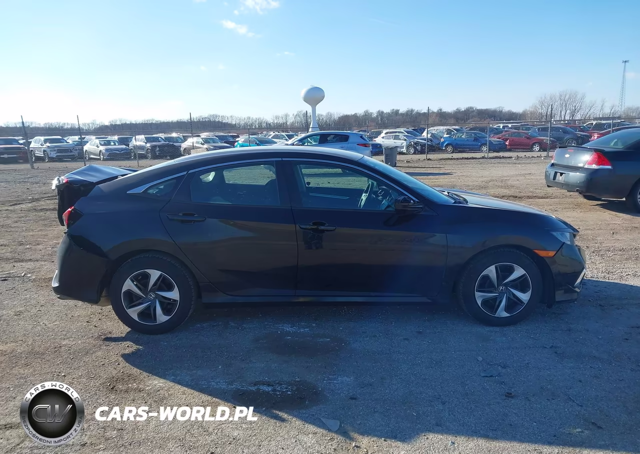 2019 Honda Civic Lx VIN:19XFC2F62KE000634 - 13