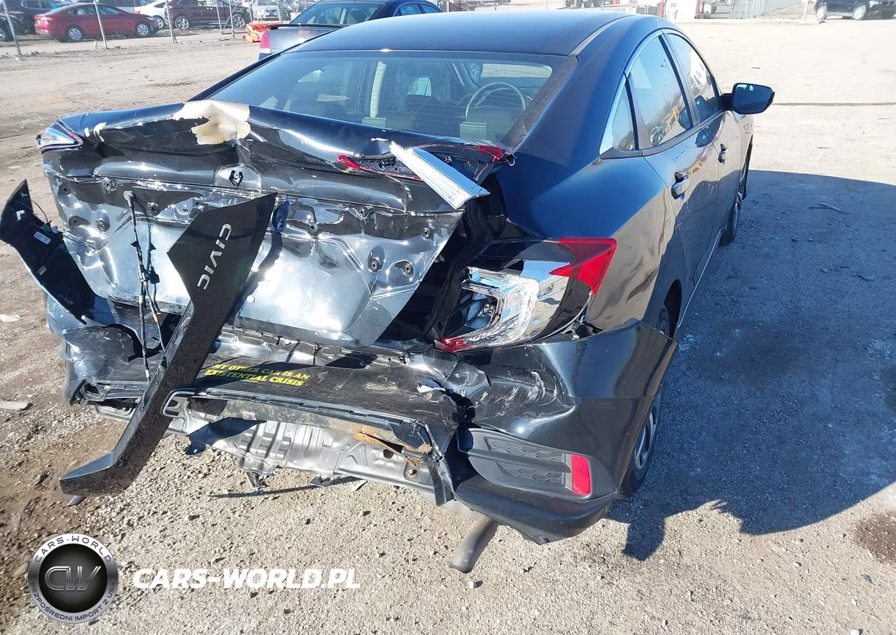 2019 Honda Civic Lx VIN:19XFC2F62KE000634 - 18