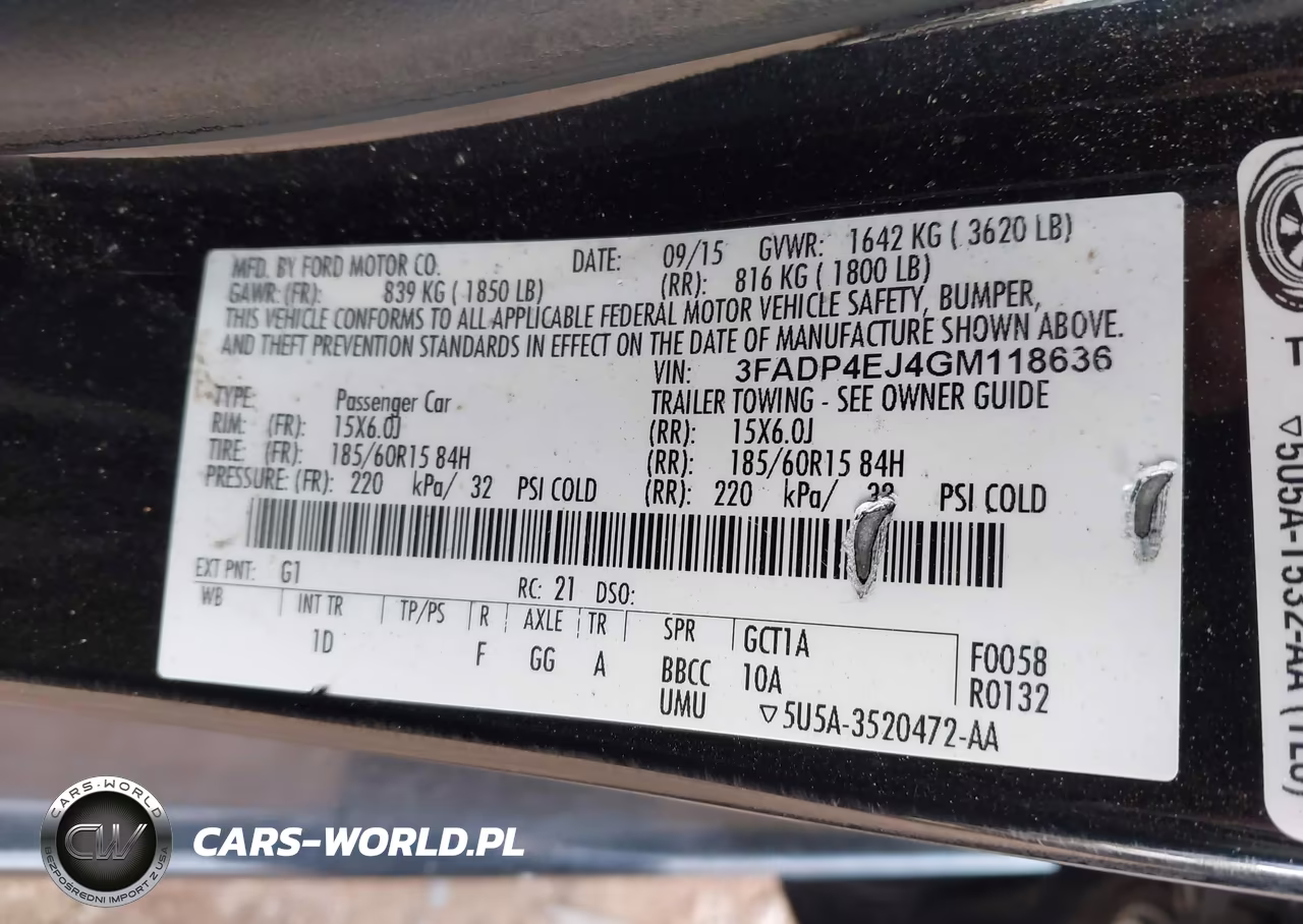 2016 Ford Fiesta Se VIN:3FADP4EJ4GM118636 - 9