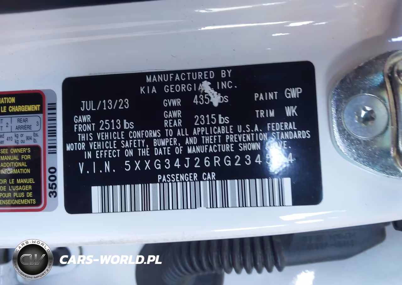 2024 Kia K5 Ex VIN:5XXG34J26RG234524 - 9