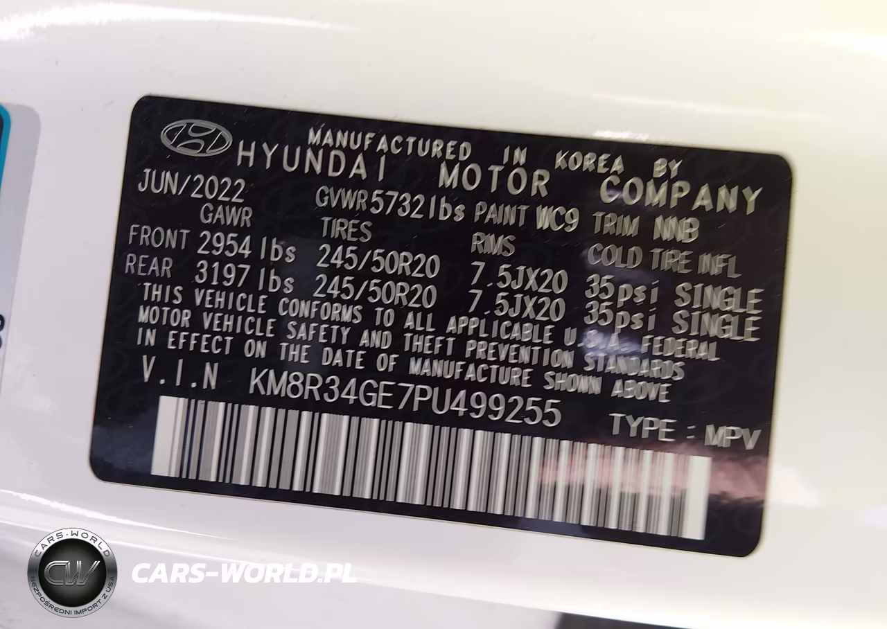 2023 Hyundai Palisade Xrt VIN:KM8R34GE7PU499255 - 9