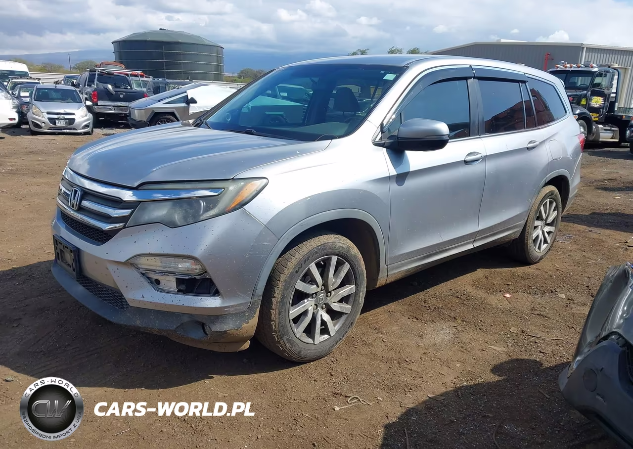 2017 Honda Pilot Ex VIN:5FNYF5H35HB011845 - 2