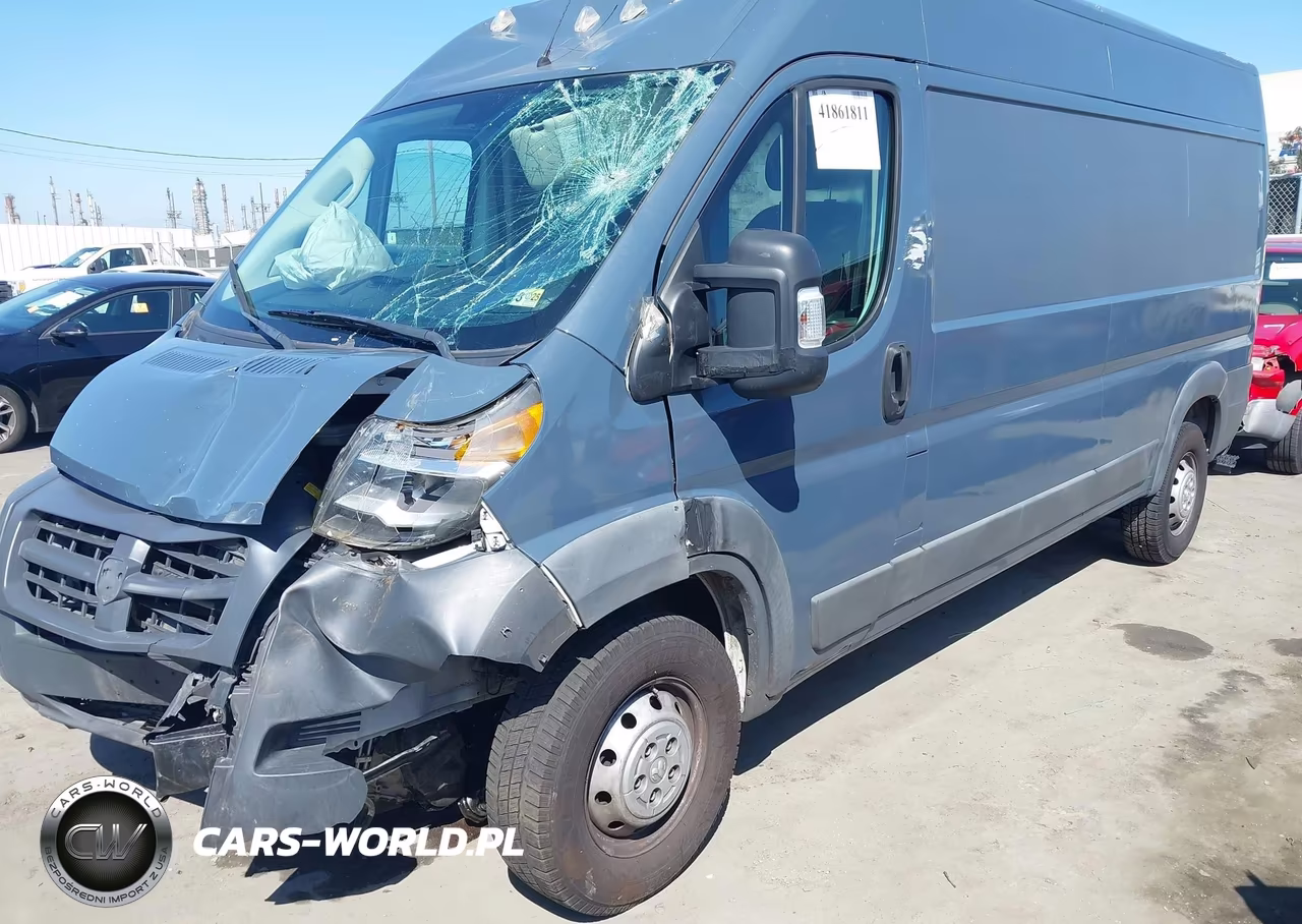 2018 Ram Promaster 2500 High Roof 159 Wb VIN:3C6TRVDG3JE160638 - 2
