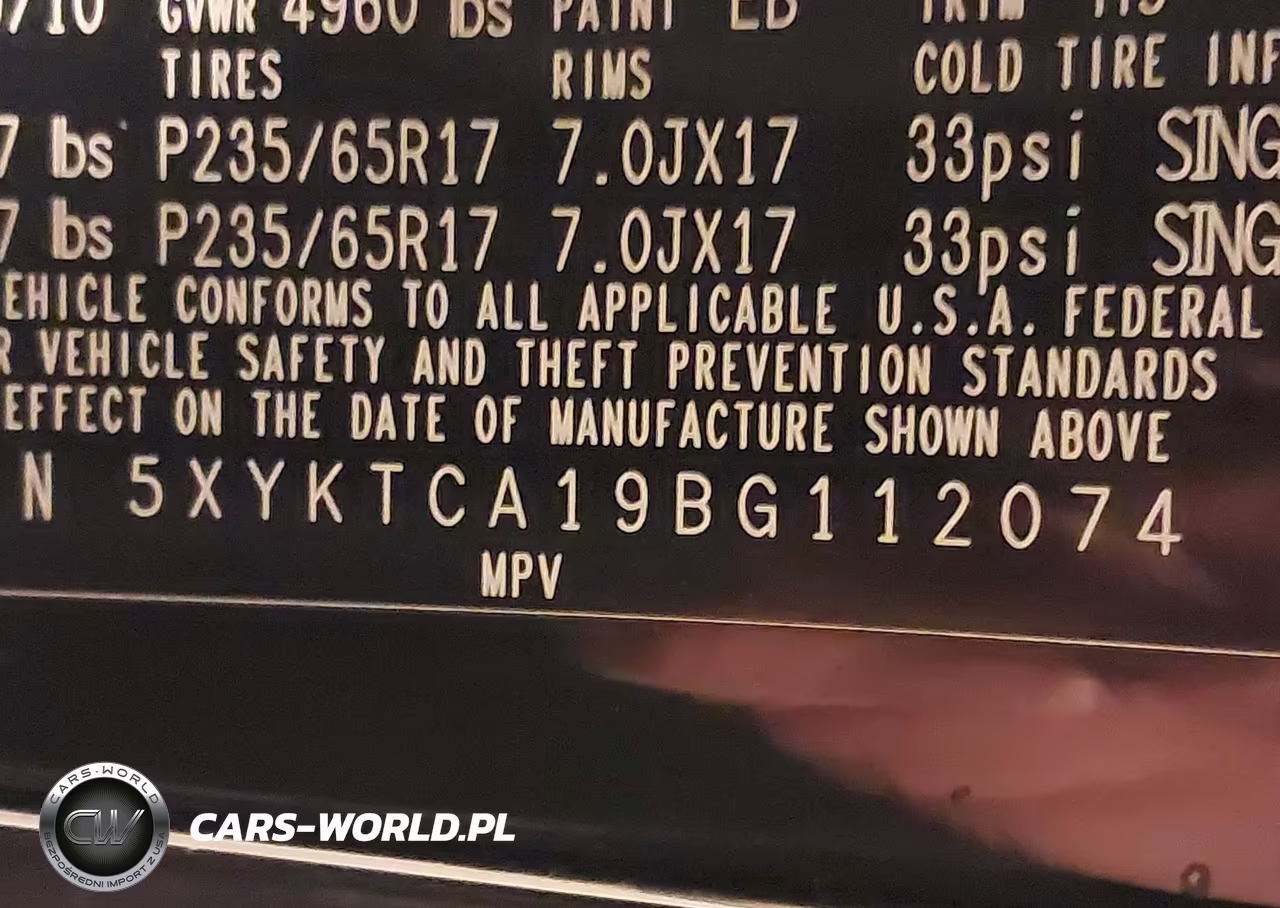 2011 Kia Sorento Lx VIN:5XYKTCA19BG112074 - 9