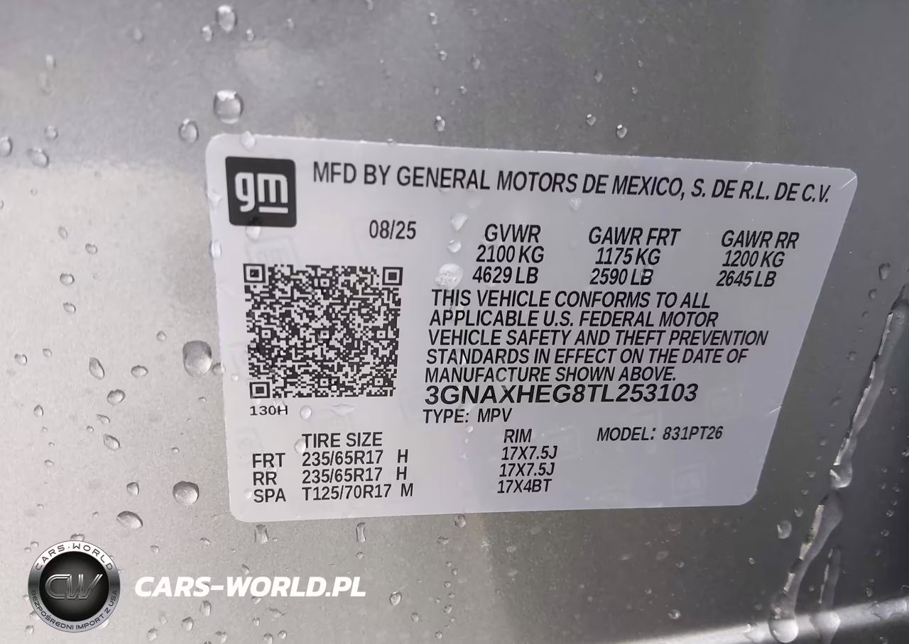 2026 Chevrolet Equinox Fwd Lt VIN:3GNAXHEG8TL253103 - 9