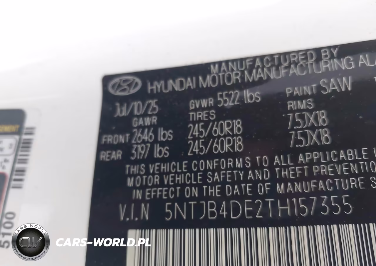 2026 Hyundai Santa Cruz Sel VIN:5NTJB4DE2TH157355 - 9