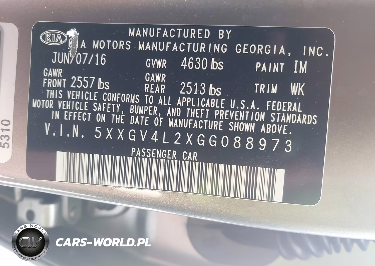 2016 Kia Optima Sxl Turbo VIN:5XXGV4L2XGG088973 - 9