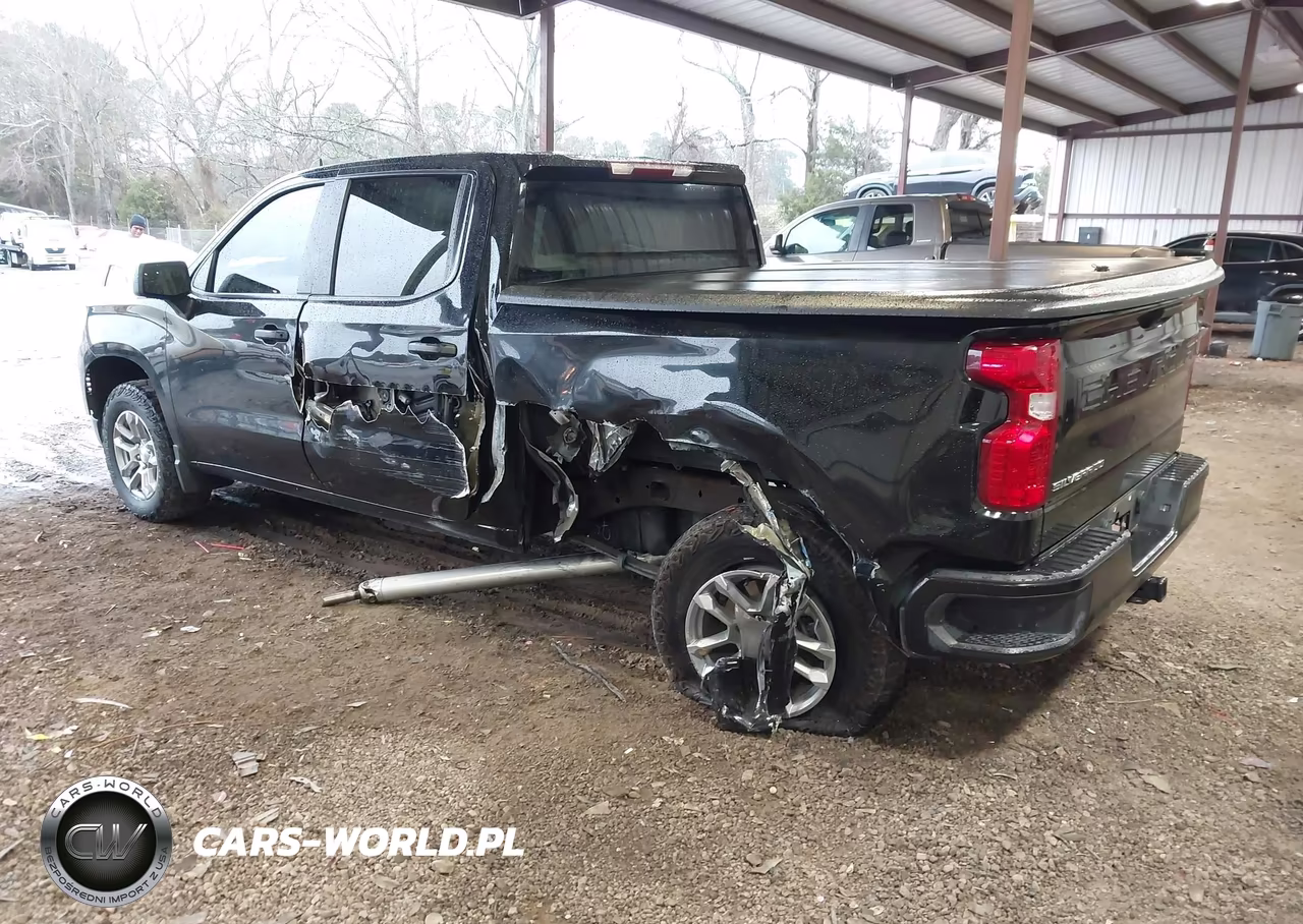 2024 Chevrolet Silverado 1500 4Wd Short Bed Wt VIN:1GCUDAED9RZ129225 - 3