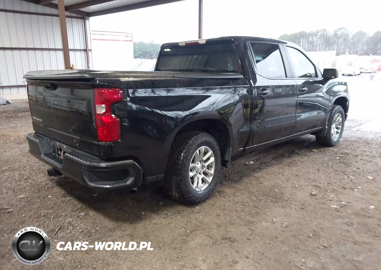 2024 Chevrolet Silverado 1500 4Wd Short Bed Wt VIN:1GCUDAED9RZ129225 - 4