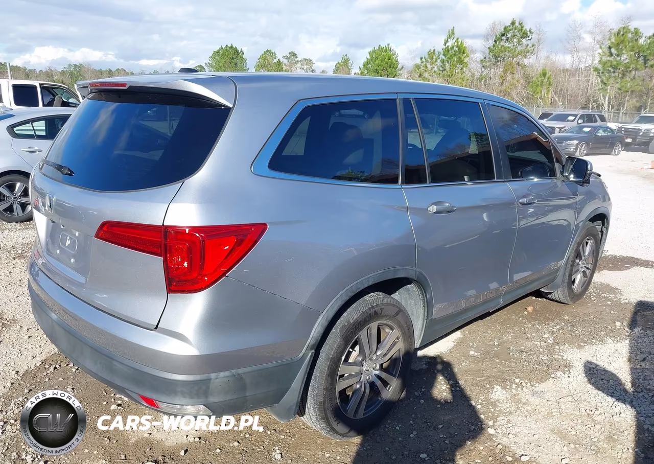 2017 Honda Pilot Ex-L VIN:5FNYF5H57HB000198 - 4